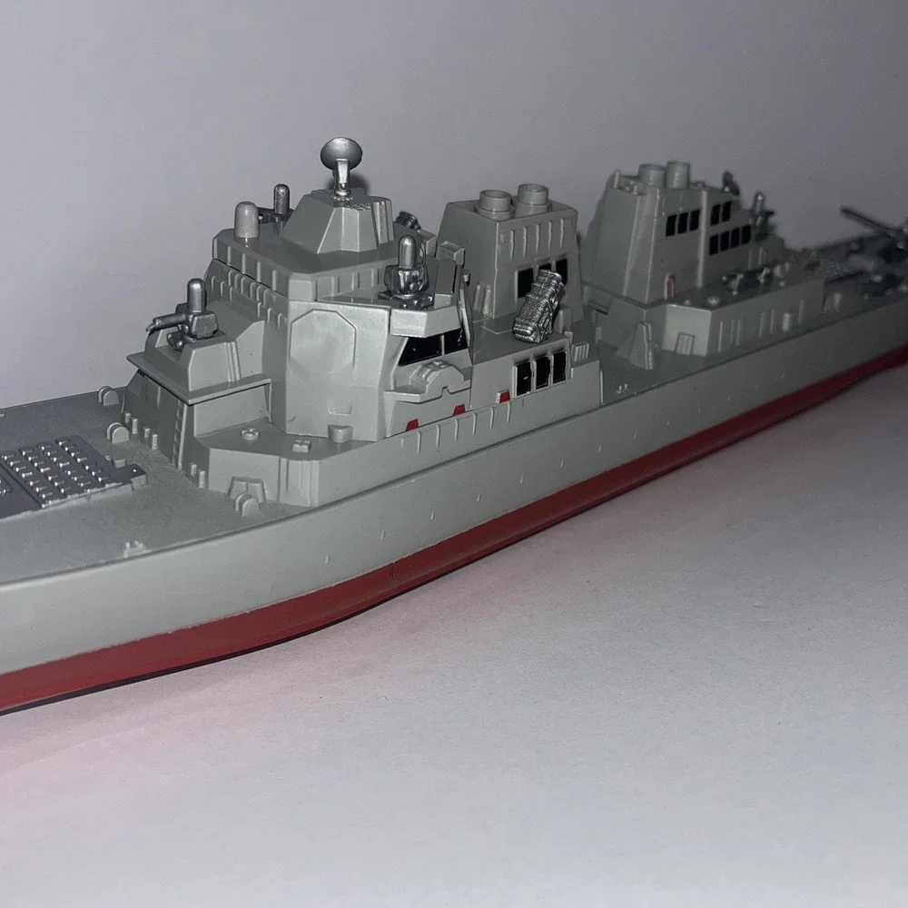Warship Warship Model Destroyer Ornaments Military Plastic Toy Ship Collectible